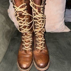 Freebird granny lace up boots